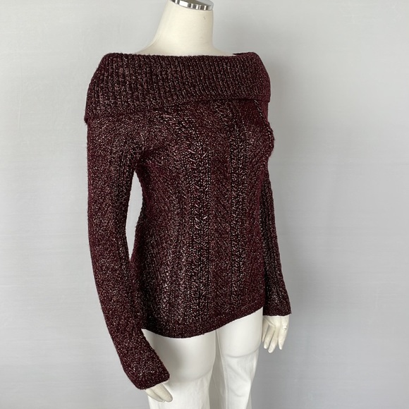 WHBM At The Shoulder Bow Back Sweater XS - Picture 7 of 16